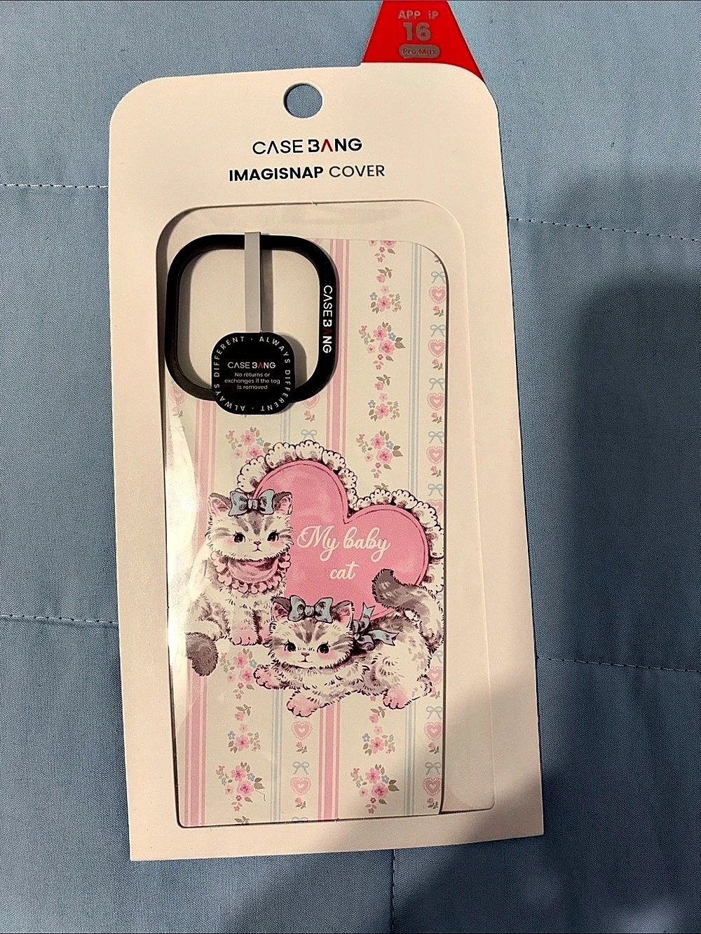Case-bang iPhone 16 Pro Max case Floral Pink NWT